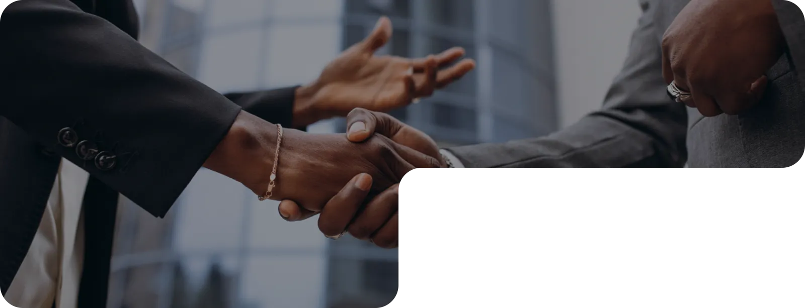 Business handshake
